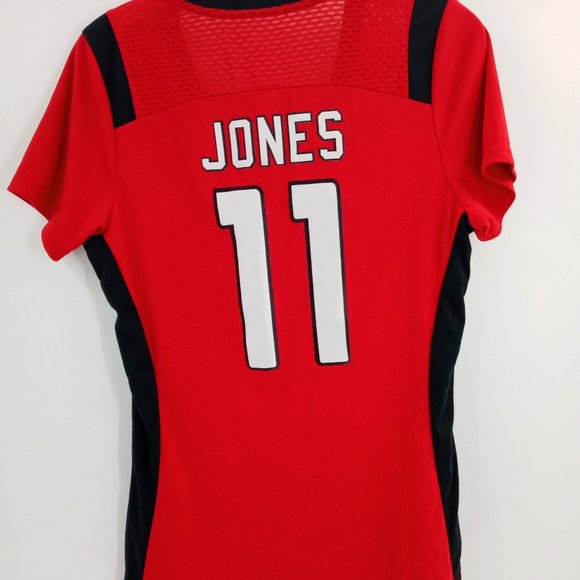 Ladies Jeweled Julio Jones Falcon Jersey - Picture 2 of 5